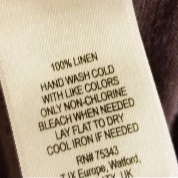 Cynthia Rowley Linen 3/4 Sleeve Top - Picture 5 of 8